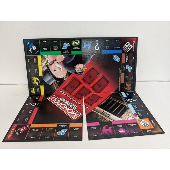 2017 Monopoly Cheater's Edition Game Replacement Board Instructions - Picture 4 of 7